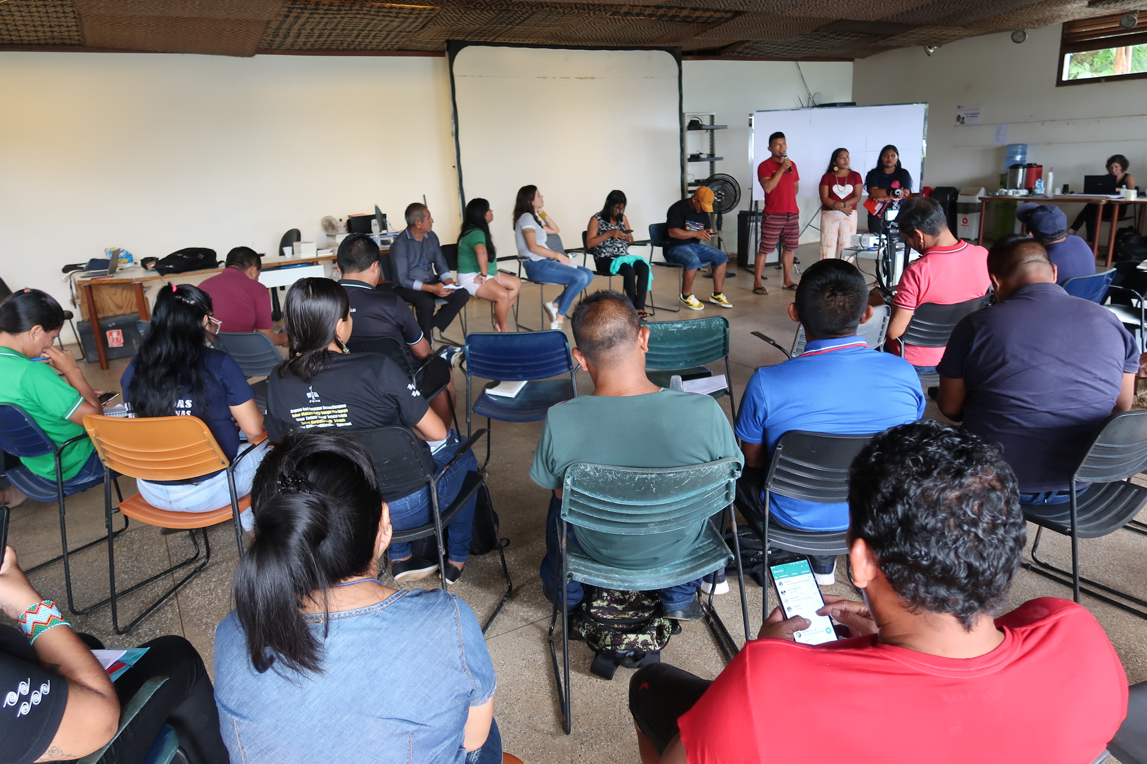 Cerca de 50 lideranças indígenas participaram da I Oficina Participativa de Formação Política|Juliana Radler/ISA