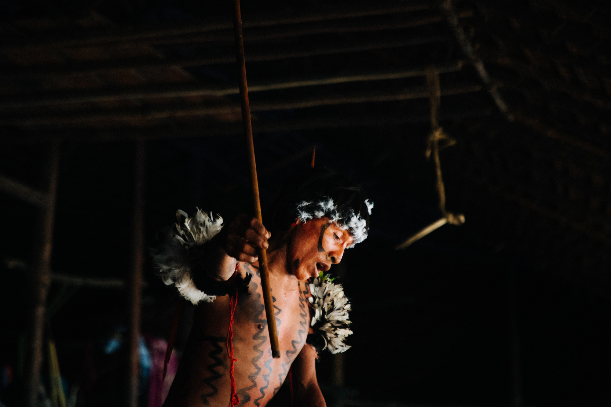 Registro na aldeia Xihopi, durante as celebrações dos 30 anos da Terra Indígena Yanomami|Christian Braga/ISA