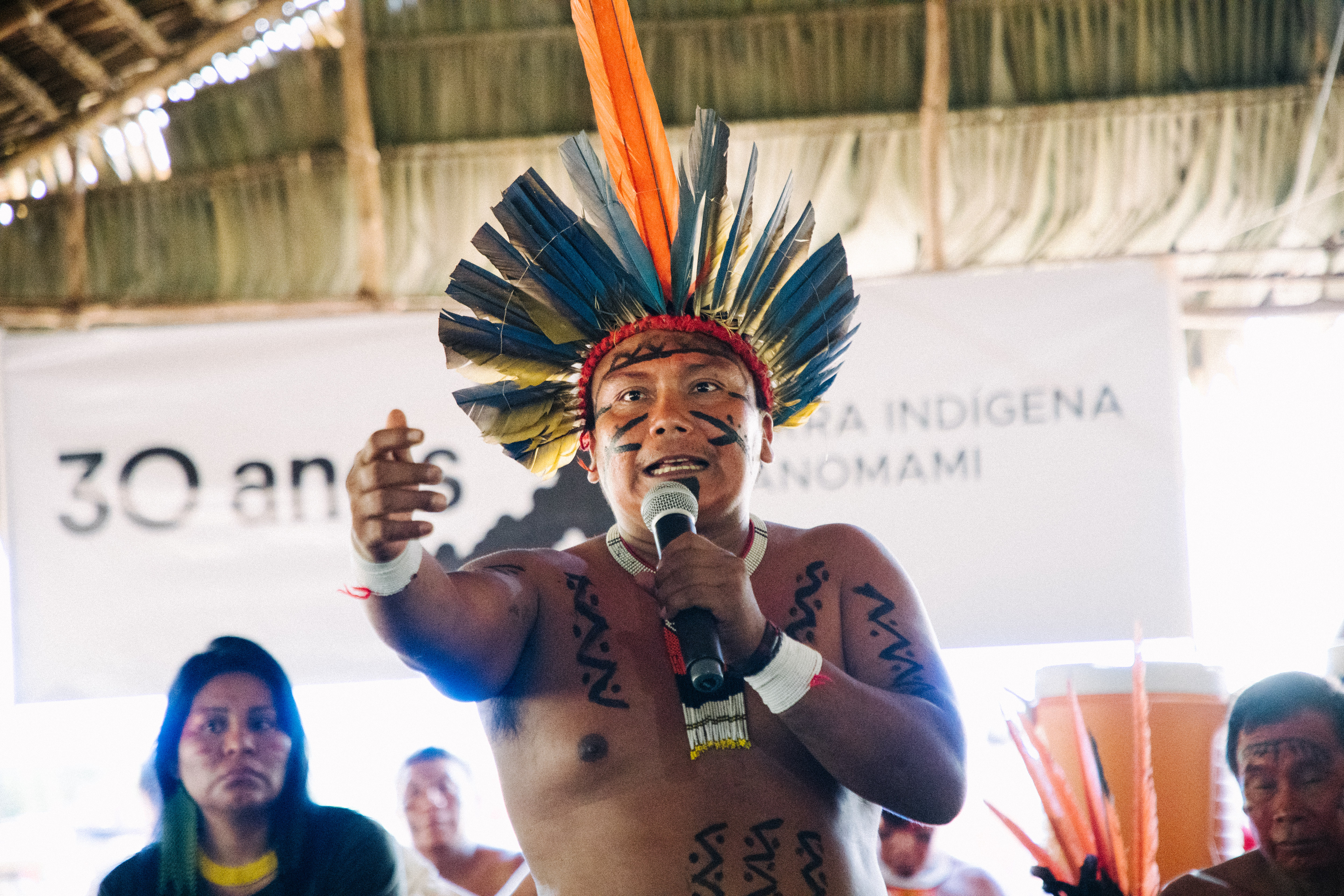 Fernando Palimitheli Yanomami, liderança da região do Palimiu, denunciou as atrocidades cometidas por criminosos em sua aldeia|Christian Braga