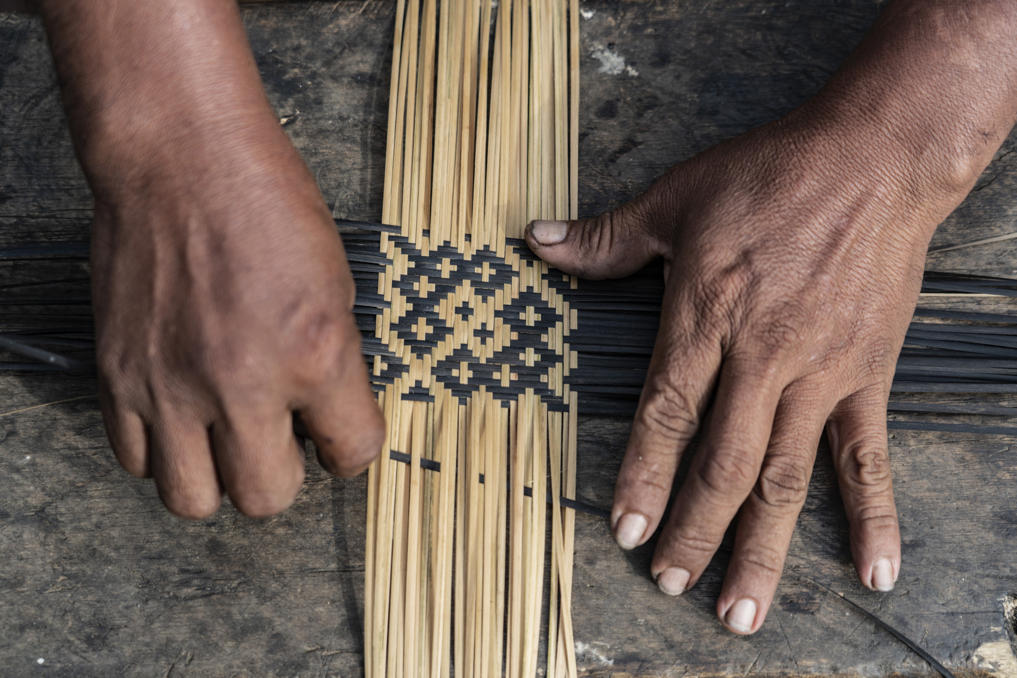 Artesanato Wai Wai na comunidade Jatapuzinho, Terra Indígenas Trombetas Mapuera|Rogério Assis/ISA