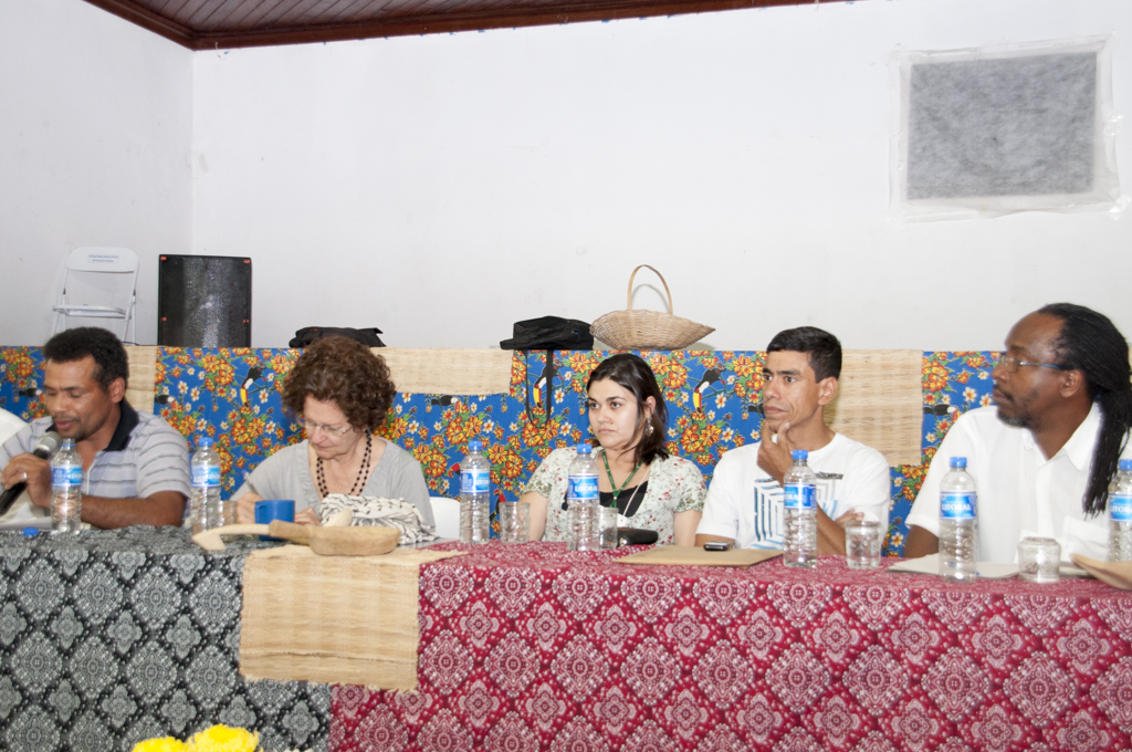 Neide Esterci no seminário: "As mulheres quilombolas e as roças tradicionais", em Eldorado (SP)|Deborah Mello/ISA