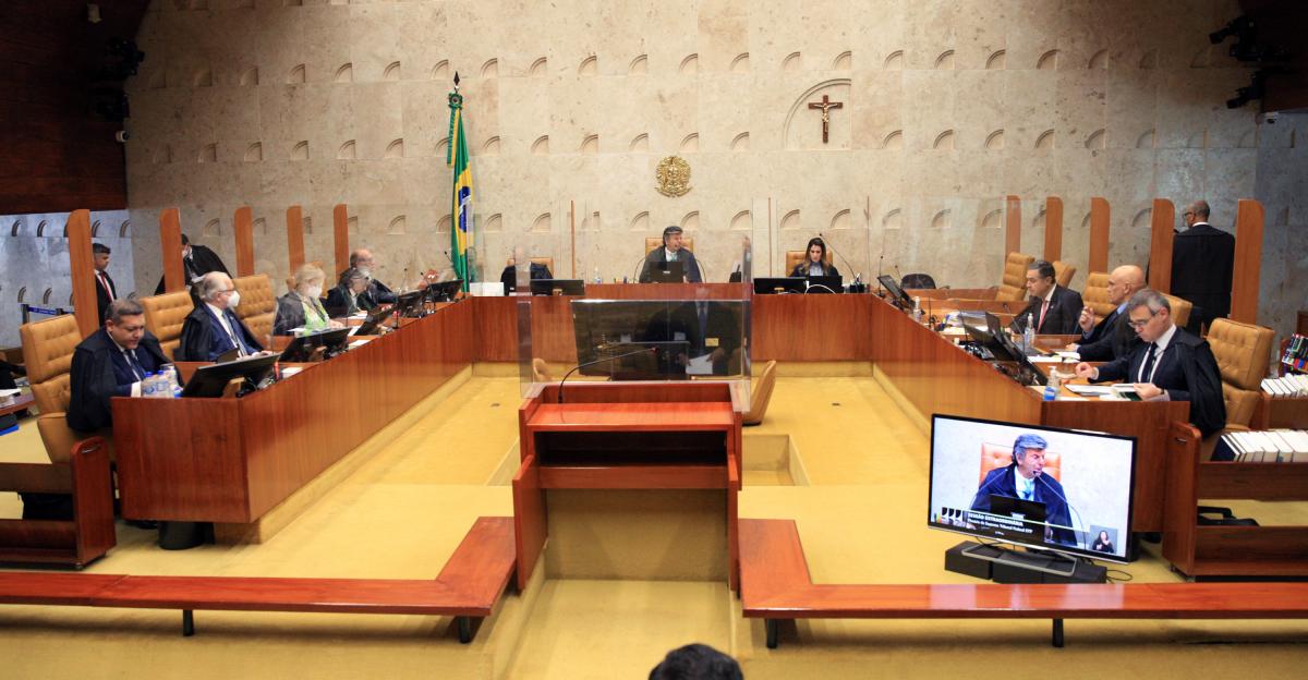 Plenário do STF durante julgamento do 'Pacote Verde' | Nelson Jr. / SCO-STF