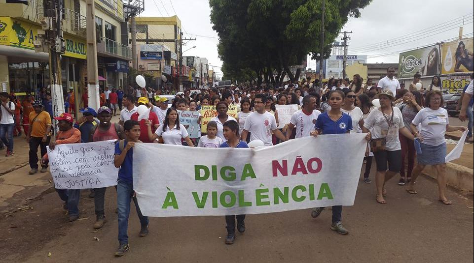 Protesto contra aumento da violência em Altamira (PA), em 2016 | MAB