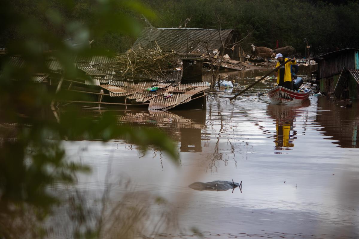 Estragos nas casas de São Leopoldo após as enchentes no estado do Rio Grande do Sul|Rafa Neddermeyer/Agência Brasil