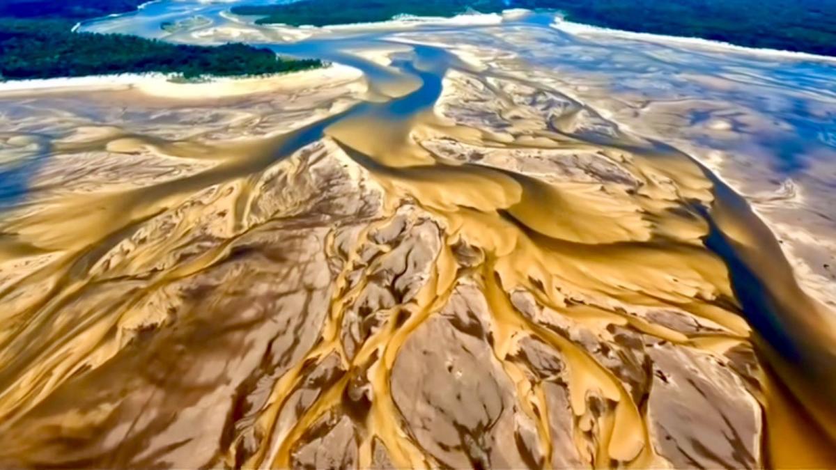 Drought on the Arapiuns River in eastern Pará in September 2024 | Erik Jennings