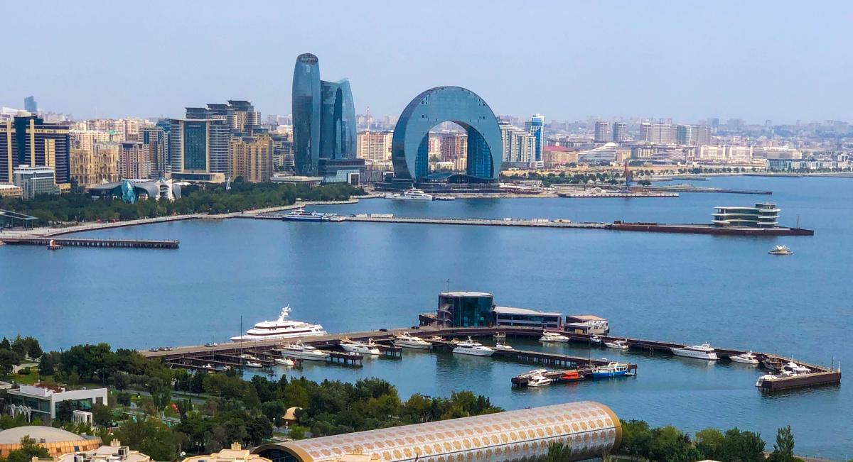 Baku, capital do Azerbaijão