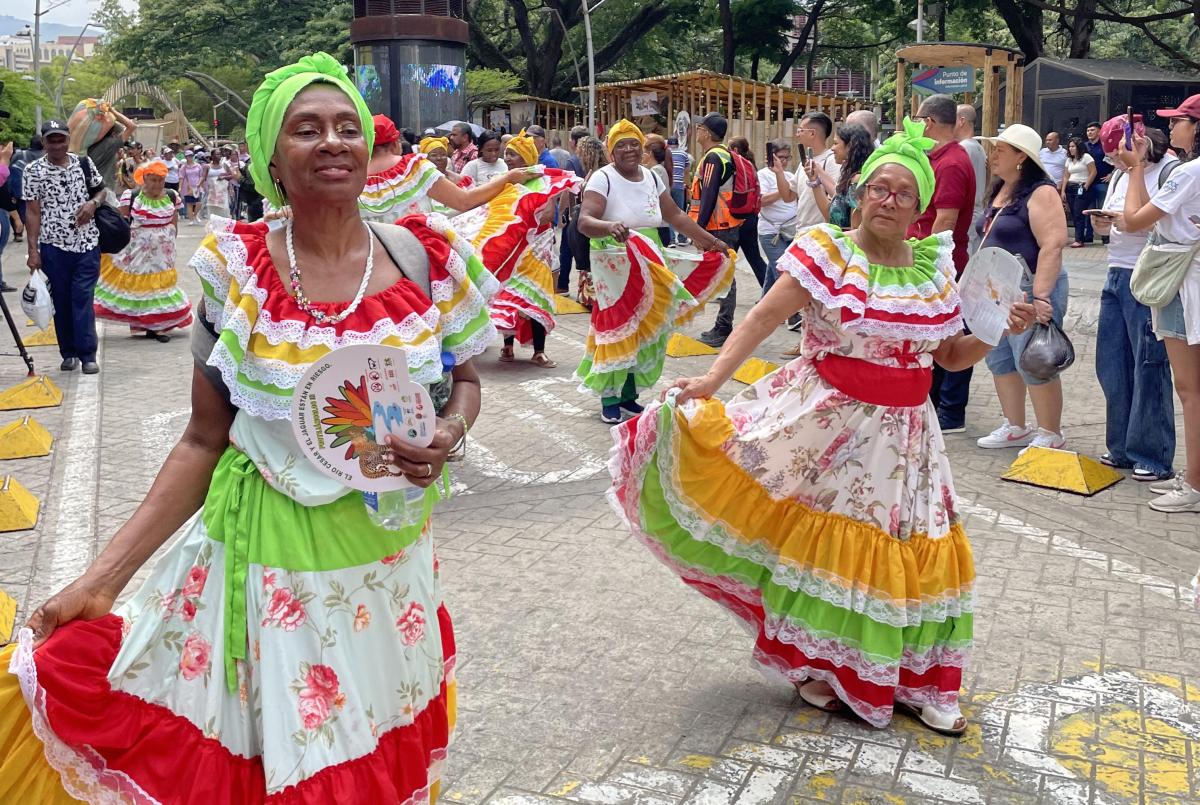 Celebração durante a COP16