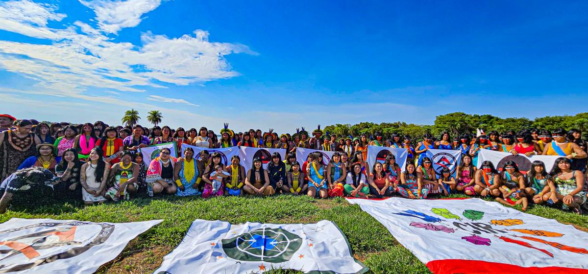 participantes das assembleia de mulheres da atix