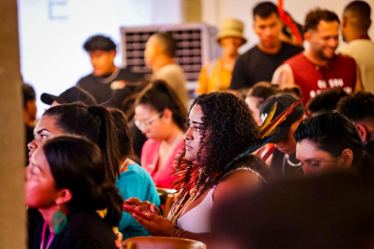 A ideia é que a Casa Maraká, onde aconteceu o encontro, seja um espaço permanente dos comunicadores indígenas | Than Pataxó
