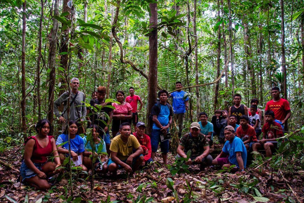 Alunos, professores e consultor na capoeira madura na Comunidade de Boca da Estrada