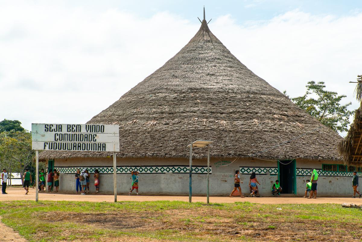 Comunidade Fuduuwaaduinha, em Auaris no extremo noroeste da TI Yanomami