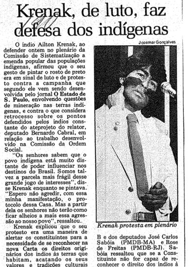 Edição de cinco de setembro do Jornal de Brasília