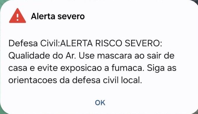 Alerta da Defesa Civil