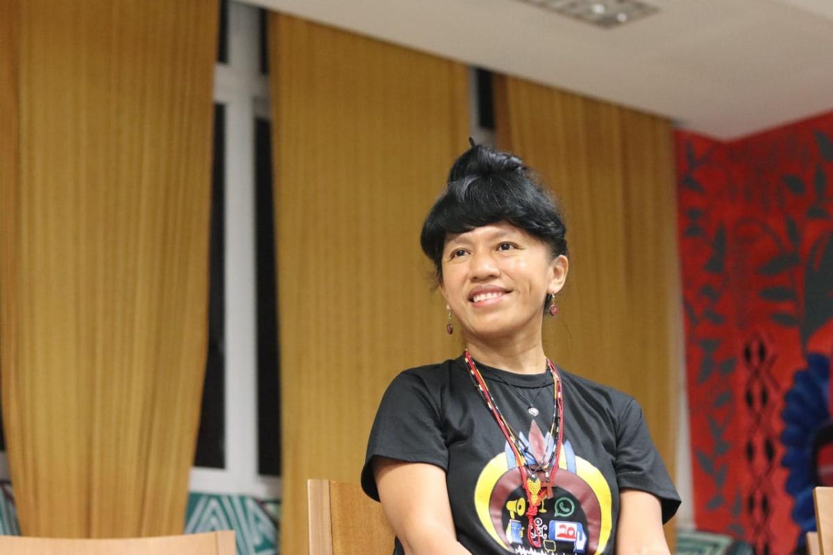 Claudia Wanano, da Rede Wayuri