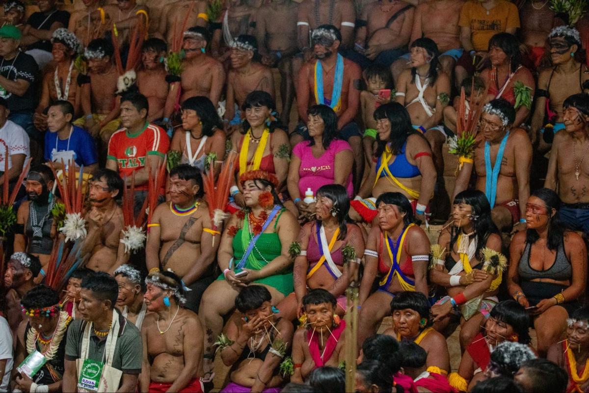 Vista geral do VI Fórum de Lideranças Yanomami e Ye'kwana