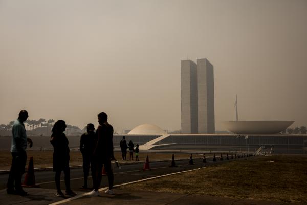 Brasília coberta pela fumaça das queimadas, em setembro de 2024 | Marcelo Camargo / Agência Brasil