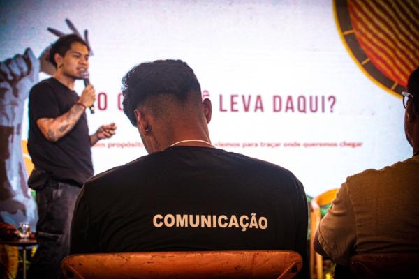 Evento produziu um plano de comunicação para os comunicadores indígenas na COP 30 | Thiagon Arapiun